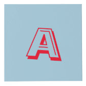 Foto Cube - Alphabet Block mit Foto Würfel (Vorderseite)