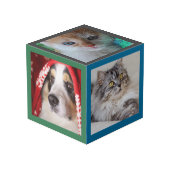 Foto Cube - HAMbWG - mit farbigen Rahmen (Rückseite Schrägansicht)