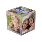 Foto Cube - HAMbWG - mit weichen bunten Rahmen (Rückseite Schrägansicht)