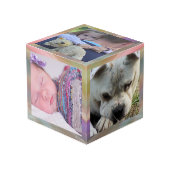 Foto Cube - HAMbWG - mit weichen bunten Rahmen (Vorderseite Schrägansicht)