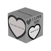 Foto Cube I Liebe Sie Würfel (Rückseite Schrägansicht)