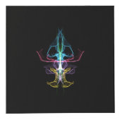 Foto Cube mit farbenfrohen abstrakten Designs Würfel (Vorderseite)