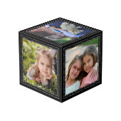 Foto Cube - Schwarze Rahmen - HAMbWG (Rückseite Schrägansicht)