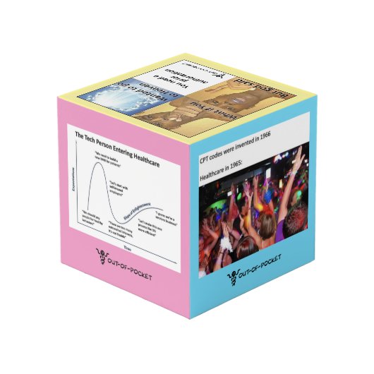 Foto Cube Würfel (Rückseite Schrägansicht)