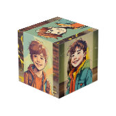 Foto Cube Würfel (Rückseite Schrägansicht)