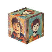 Foto Cube Würfel (Vorderseite Schrägansicht)