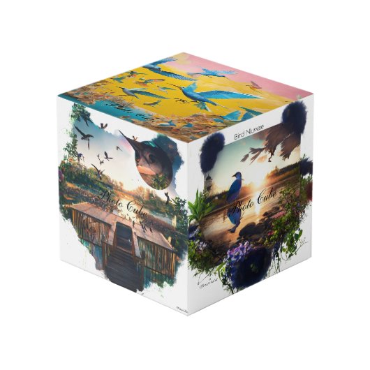 Foto Cube Würfel (Vorderseite Schrägansicht)