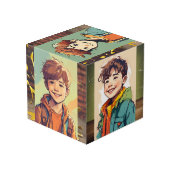 Foto Cube Würfel (Rückseite Schrägansicht)