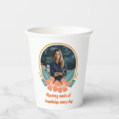 Foto-Cup für kundenspezifische Lehrer Pappbecher (Vorderseite)