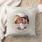 Foto Custom Cotton Anniversary Geschenke für Ehefr Kissen (Decke)