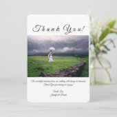 Foto Custom danke Karte (Stehend Vorderseite)