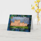 Foto Custom Lyon Scottish Clan Glamis Castle Xmas Karte (Gelbe Blume)