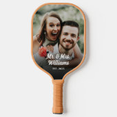 Foto Custom Personalisiert Pickleball Schläger (Rückseite)