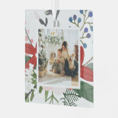 Foto Custom Personalisiert Weihnachten Ornament Aus Glas (Vorderseite links)
