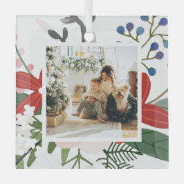 Foto Custom Personalisiert Weihnachten Ornament Aus Glas