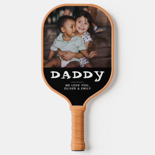 Foto Daddy Black Pickleball Schläger (Vorderseite)