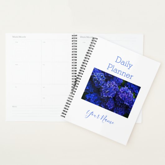 Foto Daily Planner Blue Hydrangea - HAMbWG Planer (Anzeige)