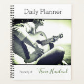 Foto Daily Planner Female Guitar Player HAMbWG Planer (Vorderseite)