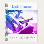 Foto Daily Planner Female Guitar Player HAMbWG Planer (Vorderseite)