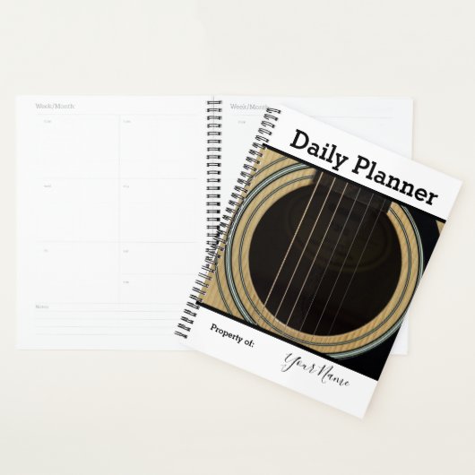 Foto Daily Planner Gitarrenthema HAMbWG Planer (Anzeige)