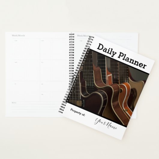 Foto Daily Planner Gitarrenthema HAMbWG Planer (Anzeige)