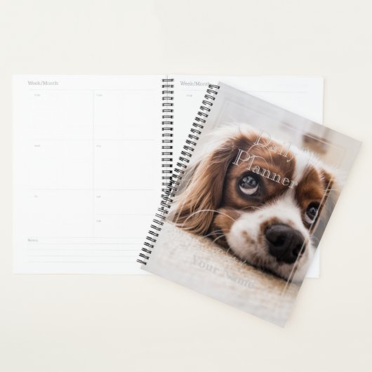 Foto Daily Planner mit einem Welpen - HAMbWG Planer (Anzeige)