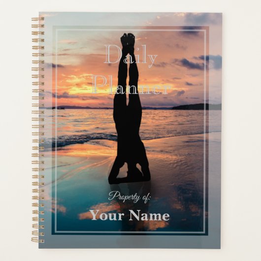 Foto Daily Planner mit Yoga - HAMbWG Planer (Vorderseite)