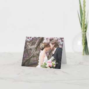 FOTO DANKEN IHNEN, Hochzeit ZU KARDIEREN danken Dankeskarte