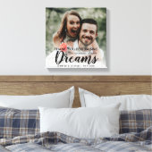 Foto Dankeschön an die Eltern der Braut Leinwanddruck (Insitu (Schlafzimmer))