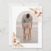 Foto Dankeschön, Boho Birthday Danke Einladung (Vorderseite)