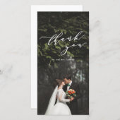 Foto Dankeschön Karte (Vorne/Hinten)