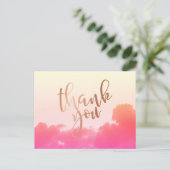 Foto Dankeschön Karte (Stehend Vorderseite)