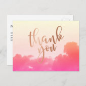 Foto Dankeschön Karte (Vorne/Hinten)