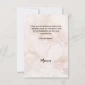 Foto Dankeskarte (Rückseite)