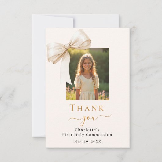 Foto Dankeskarte (Vorderseite)