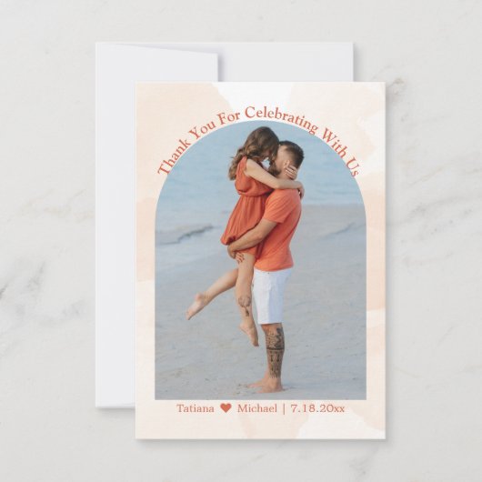 Foto Dankeskarte (Vorderseite)