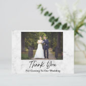 Foto Dankeskarte (Stehend Vorderseite)