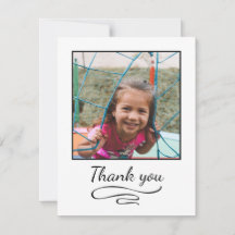 Foto-Dankeskarten Kinder einfach modern stilvoll