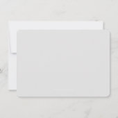 FOTO DANKS moderne, farbenfrohe Regenbogentypograf Dankeskarte (Rückseite)