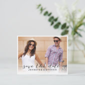 Foto "Datum gerettet" Ankündigungspostkarte (Stehend Vorderseite)