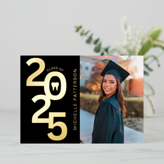 Foto Dental School Abschluss 2025 Folieneinladung (Stehend vorne)