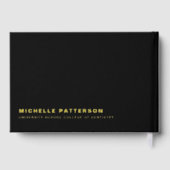 Foto Dental School Abschluss Gästebuch (Rückseite)