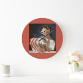 Foto der 50er Jahre Große Wanduhr (Zuhause)