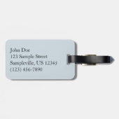 Foto der Abstrakten Natur aus Schafwolle Gepäckanhänger (Rückseite horizontal)