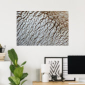 Foto der Abstrakten Natur aus Schafwolle Poster (Heimbüro)