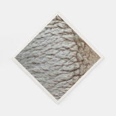 Foto der Abstrakten Natur aus Schafwolle Serviette (Ecke)