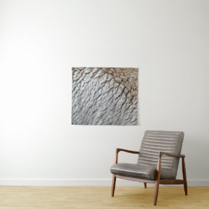 Foto der Abstrakten Natur aus Schafwolle Wandteppich