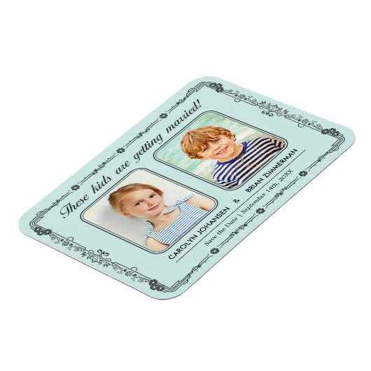 Foto der alten Schule speichern das Datumsfenster Magnet (Linke Seite)