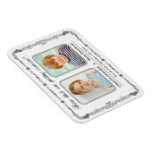 Foto der alten Schule speichern das Datumsfenster Magnet (Rechte Seite)