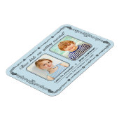 Foto der alten Schule speichern das Datumsfenster Magnet (Linke Seite)